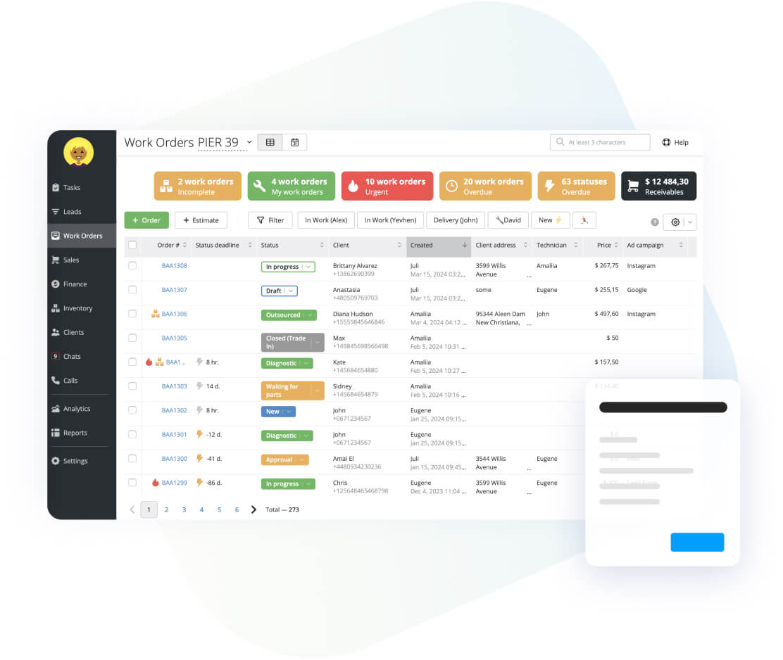 easy work order software easy work order software